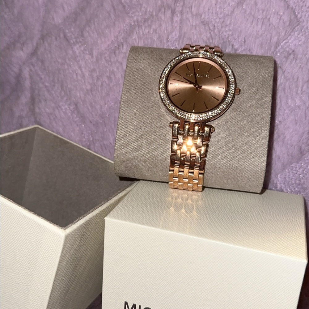 Michael Kors Rose Gold and Silver Women's Watch